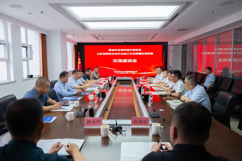 聊城市住建局黨組書記、局長楊延星一行蒞臨集團新疆分院調(diào)研指導(dǎo)
